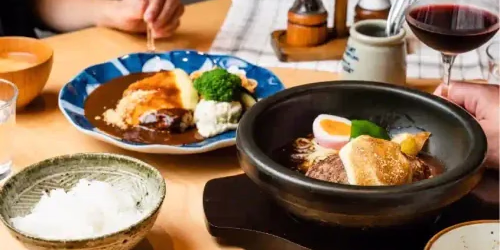 山本のハンバーグ定食